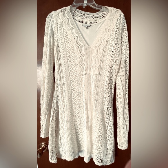 Guess medium size beige knit Dress - Picture 1 of 3